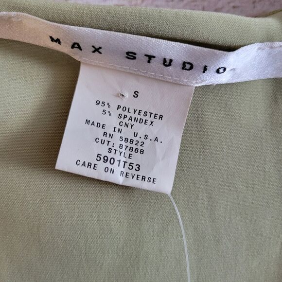 Max Studio lt sage Woman's Midi Dress Small NWT - Picture 3 of 7